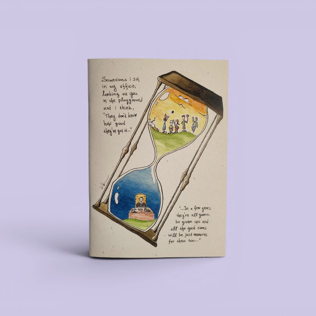 Childhood Memories illustrated notebook.