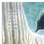 Close-up view of Light In The Darkness art print showing watercolor textures and painted details