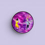 Sunset Dance illustrated vinyl sticker.